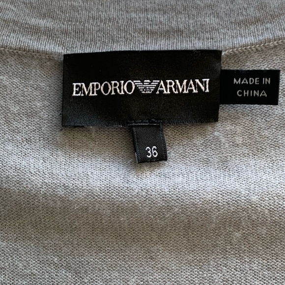 Emporio Armani women’s cashmere top size 36 - Picture 5 of 9